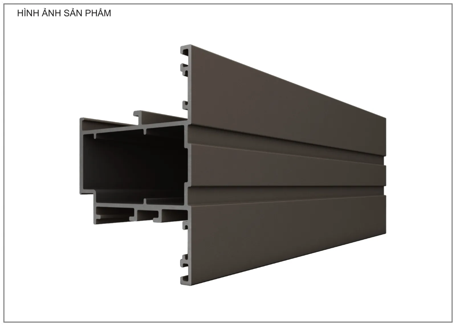 Mặt cắt nhôm Xingfa hệ 55 – Profile C3202 — hình 2/2, xem đầy đủ