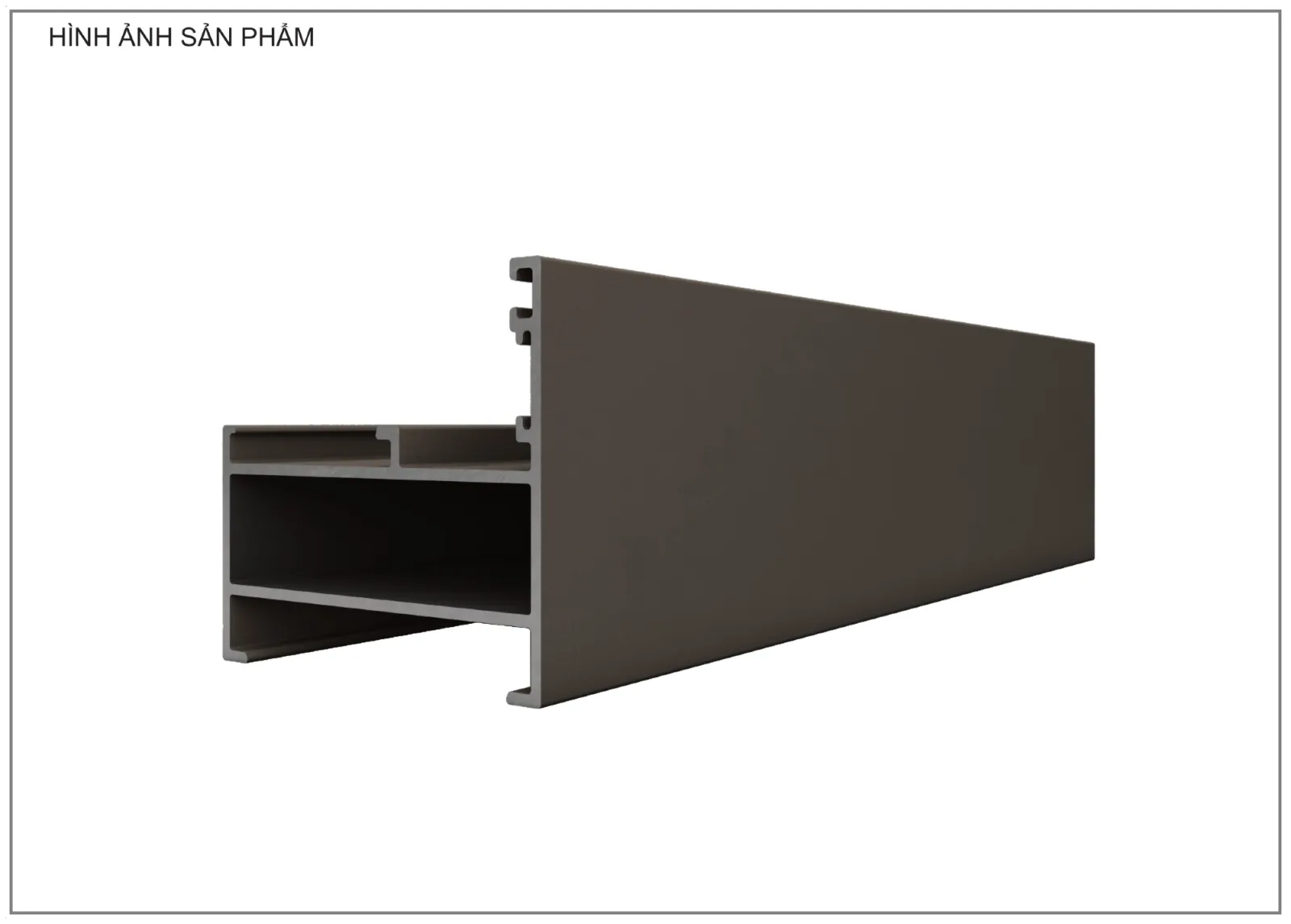 Mặt cắt nhôm Xingfa hệ 55 – Profile C3209 — hình 2/2, xem đầy đủ