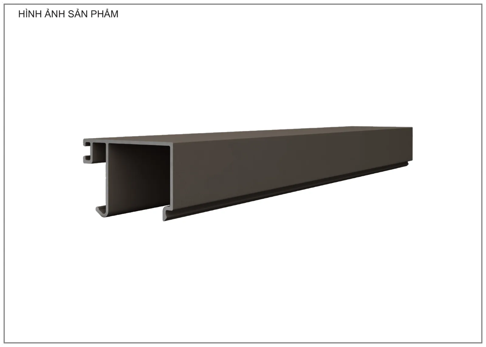 Mặt cắt nhôm Xingfa hệ 55 – Profile C3295 — hình 2/2, xem đầy đủ