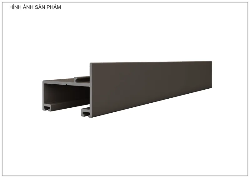 Mặt cắt nhôm Xingfa hệ 55 – Profile C22900 — hình 2/2