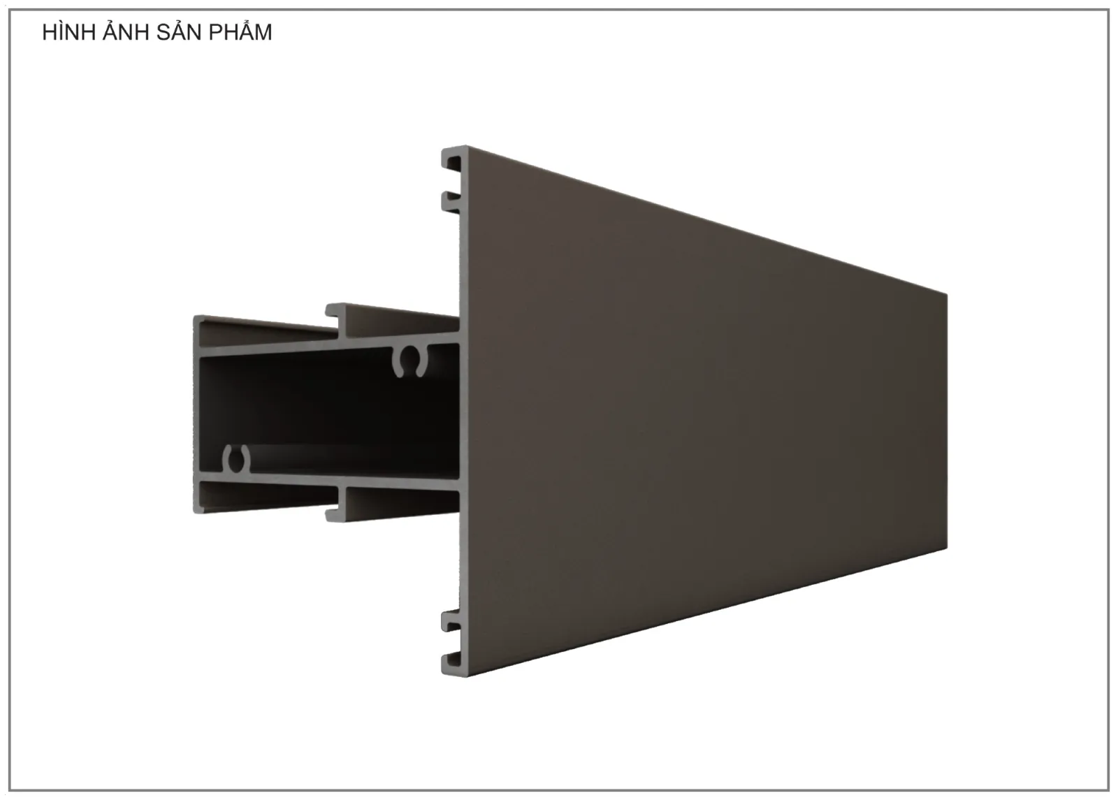 Mặt cắt nhôm Xingfa hệ 55 – Profile C3203 — hình 2/2, xem đầy đủ