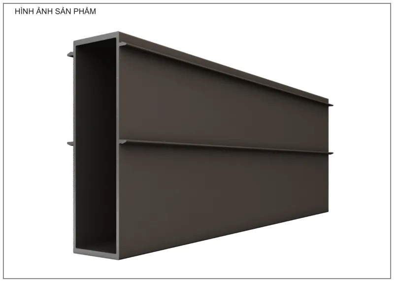 Mặt cắt nhôm Xingfa hệ 55 – Profile C3310 — hình 2/2