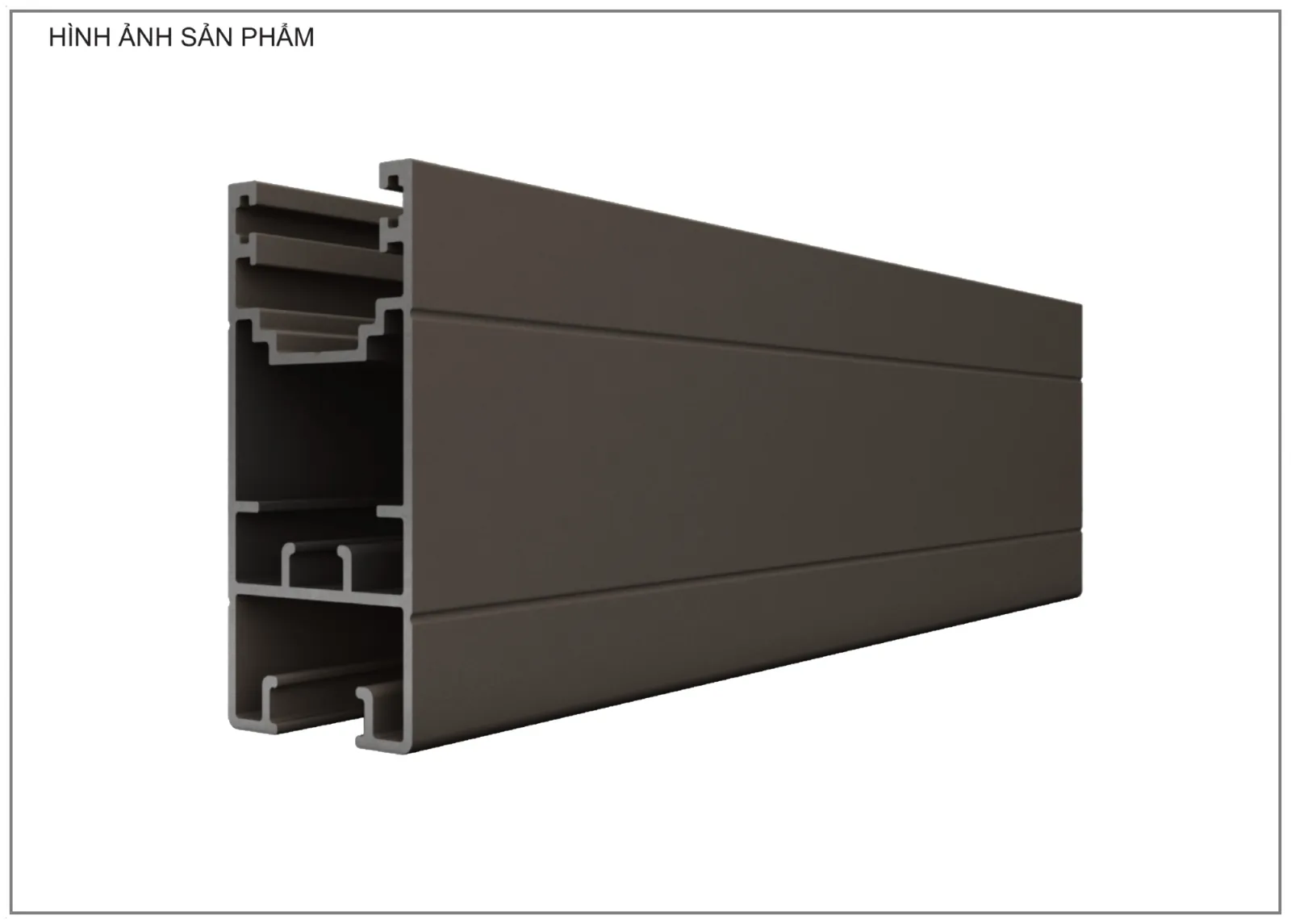 Mặt cắt nhôm Xingfa hệ 55 – Profile D23156 — hình 2/2, xem đầy đủ