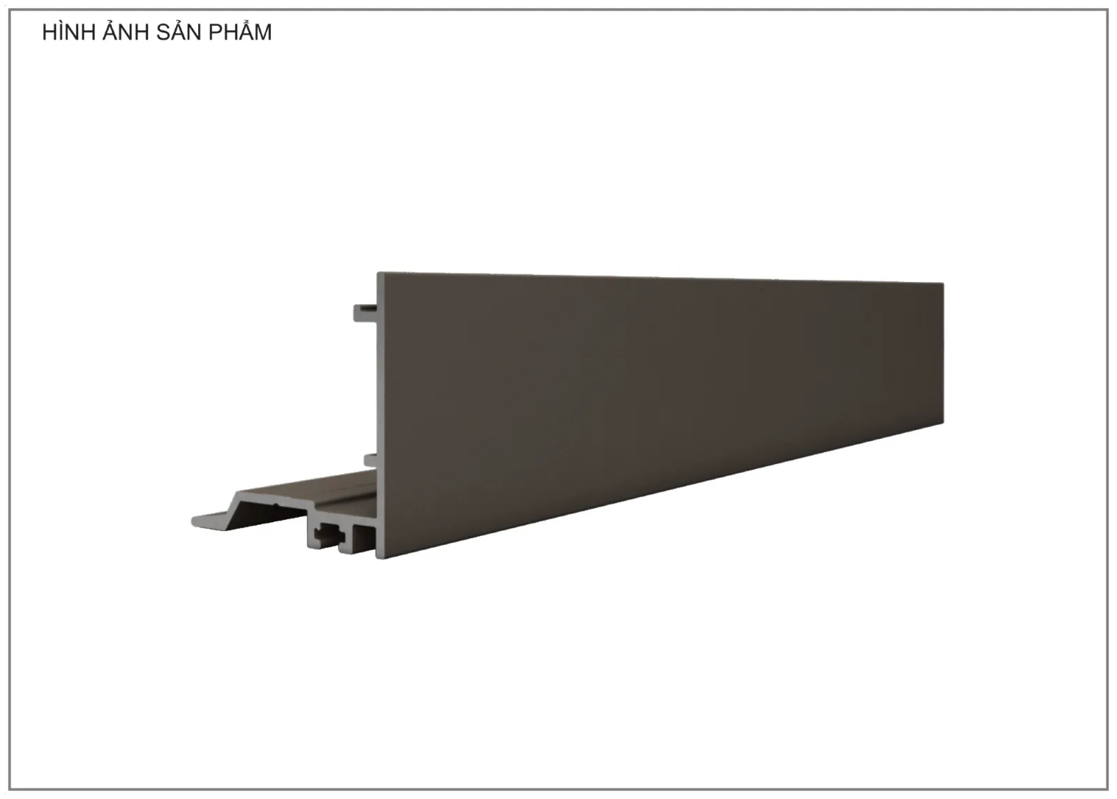 Mặt cắt nhôm Xingfa hệ 55 – Profile D23157 — hình 2/2, xem đầy đủ