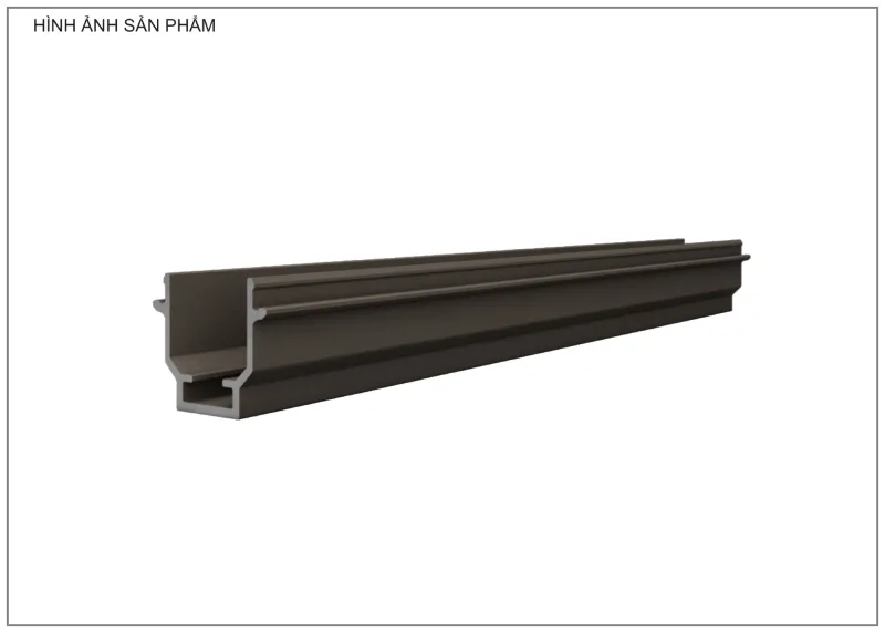 Mặt cắt nhôm Xingfa hệ 55 – Profile D23158 — hình 2/2