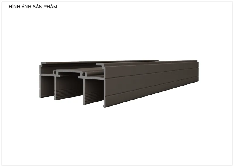 Mặt cắt nhôm Xingfa hệ 93 – Profile D1541A — hình 2/2