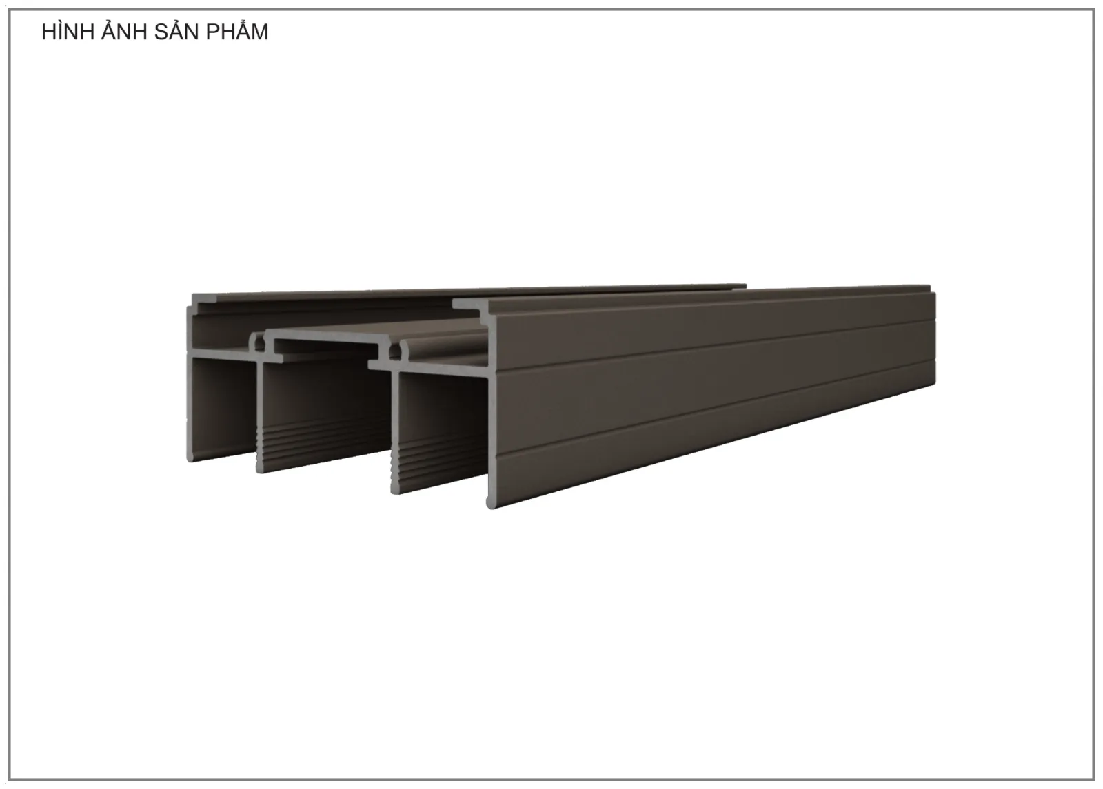 Mặt cắt nhôm Xingfa hệ 93 – Profile D1541A — hình 2/2, xem đầy đủ