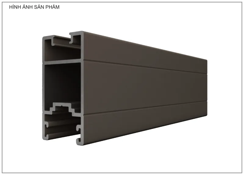 Mặt cắt nhôm Xingfa hệ 93 – Profile D1546A — hình 2/2
