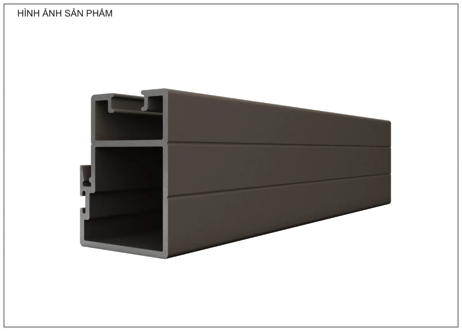 Mặt cắt nhôm Xingfa hệ 93 – Profile D1547A — hình 2/2, xem đầy đủ