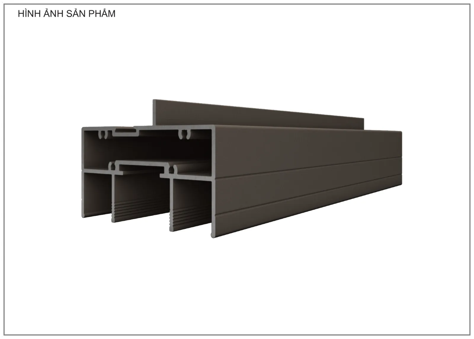 Mặt cắt nhôm Xingfa hệ 93 – Profile D1551A — hình 2/2, xem đầy đủ