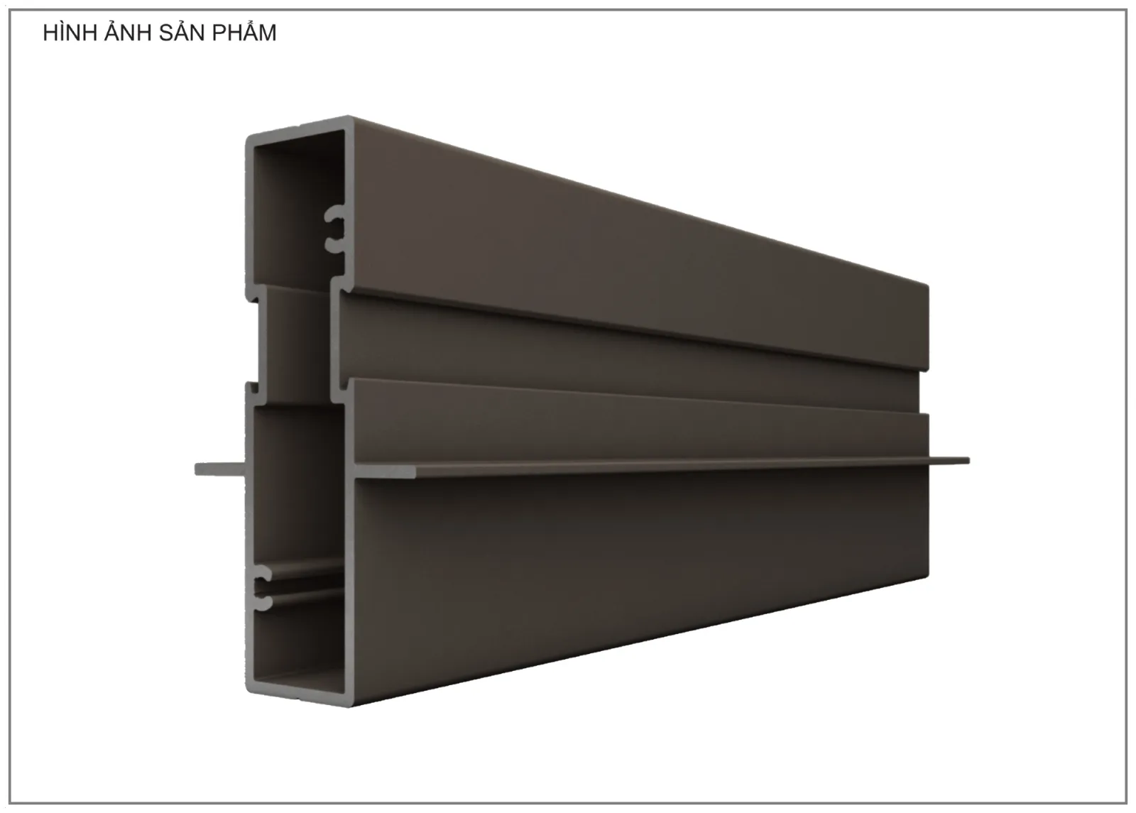 Mặt cắt nhôm Xingfa hệ 93 – Profile D2618 — hình 2/2, xem đầy đủ