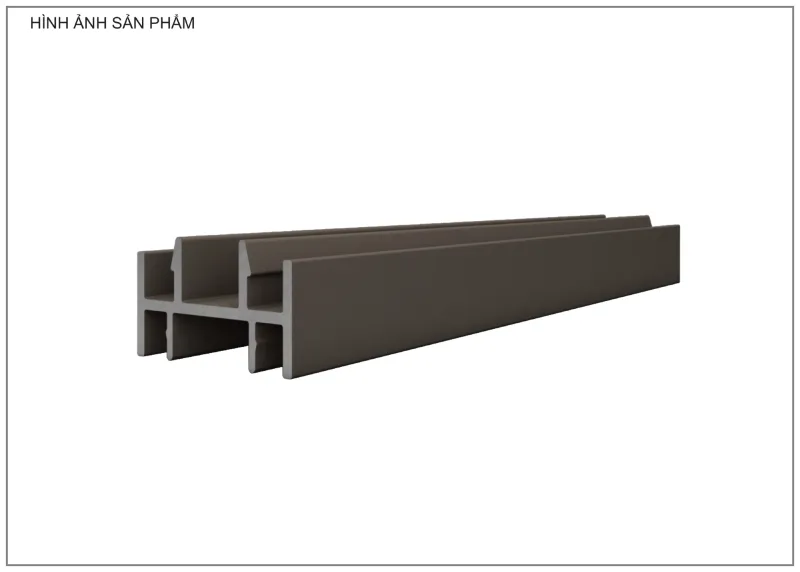 Mặt cắt nhôm Xingfa hệ 93 – Profile D1548A — hình 2/2