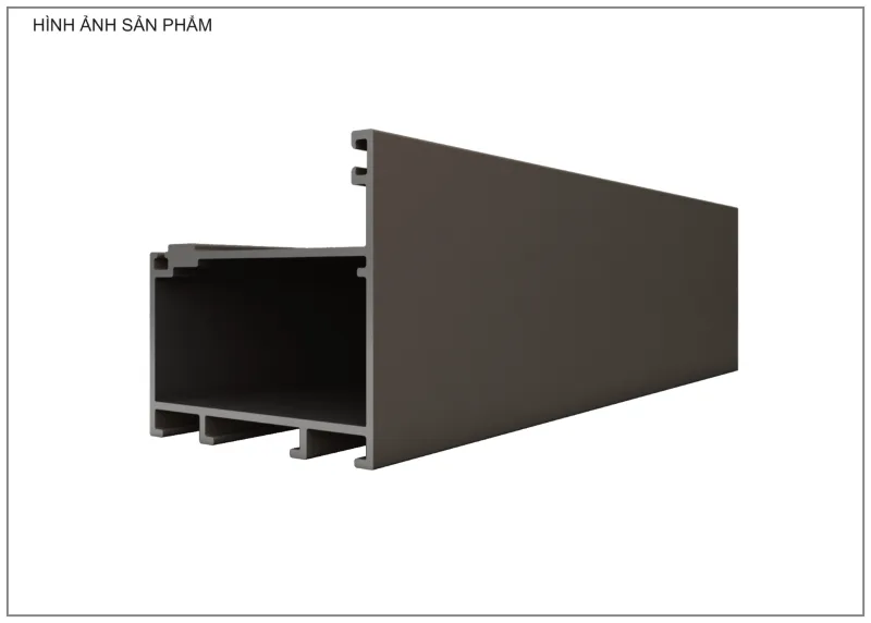 Mặt cắt nhôm Xingfa hệ 63 – Profile F606 — hình 2/2