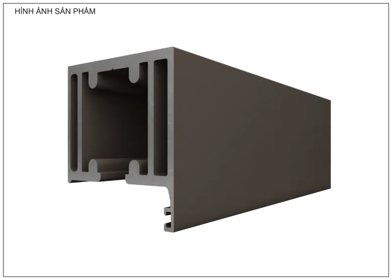Mặt cắt nhôm Xingfa hệ 63 – Profile F605 — hình 2/2