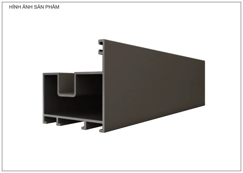 Mặt cắt nhôm Xingfa hệ 63 – Profile F607 — hình 2/2