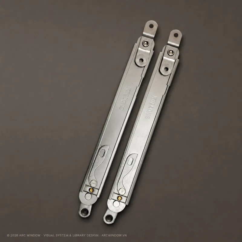 Bộ phụ kiện KinLong cửa sổ mở hất 1 cánh Xingfa hệ 55 — hình 3/6