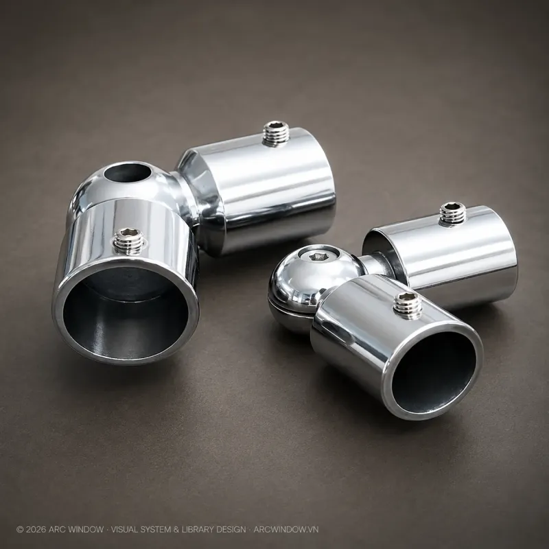 BỘ PHỤ KIỆN PHÒNG TẮM KÍNH 135 ĐỘ TẠI ĐÀ NẴNG — hình 6/8