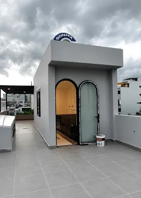 Cửa đi nhôm uốn vòm Đà Nẵng – thiết kế theo kích thước thực tế