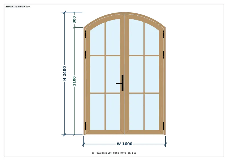 Mẫu cửa vòm đẹp tại Đà Nẵng — hình 1/8