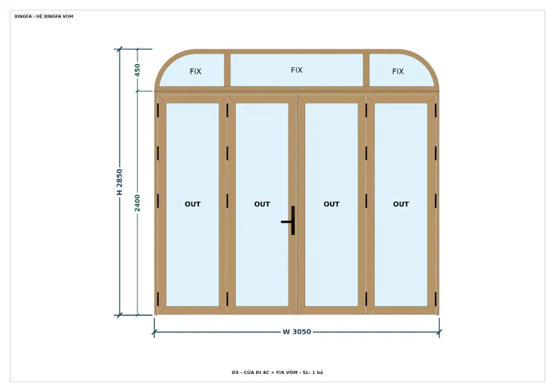Mẫu cửa vòm đẹp tại Đà Nẵng — hình 4/8