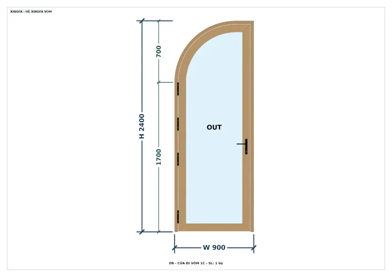Mẫu cửa vòm đẹp tại Đà Nẵng — hình 6/8