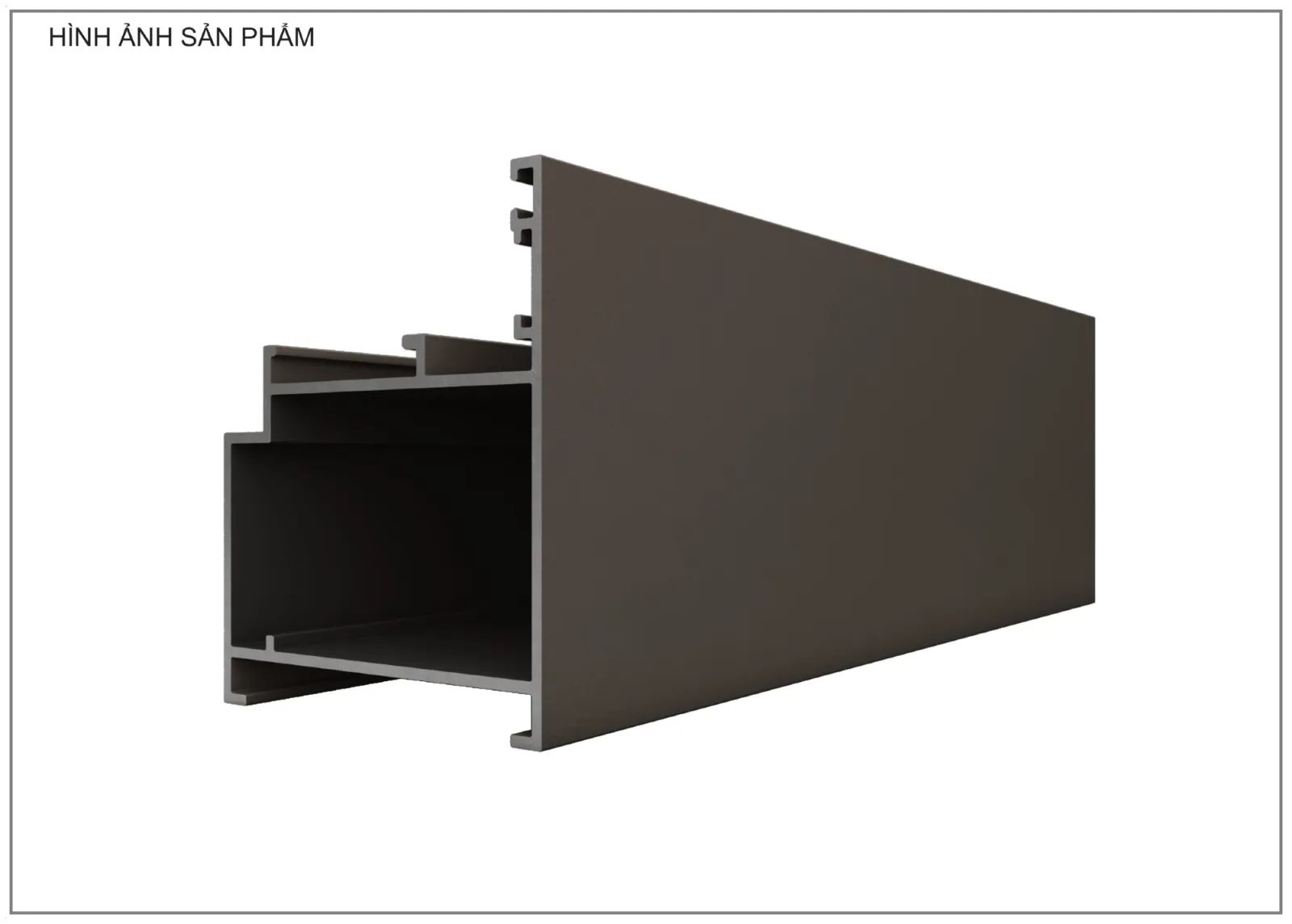 Mặt cắt nhôm Xingfa hệ 55 – Profile C3328 — hình 2/2, xem đầy đủ