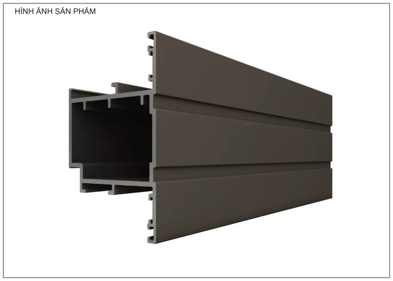 Mặt cắt nhôm Xingfa hệ 55 – Profile C3303 — hình 2/2