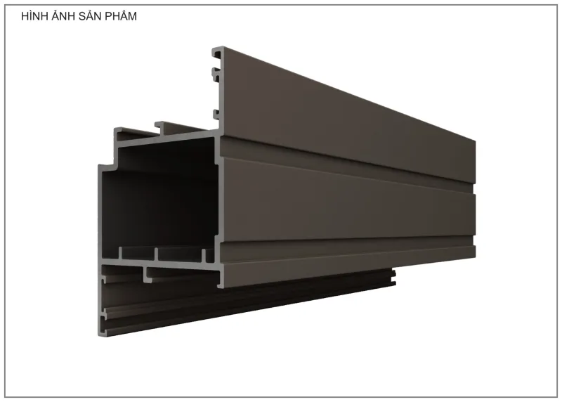 Mặt cắt nhôm Xingfa hệ 55 – Profile C3332 — hình 2/2