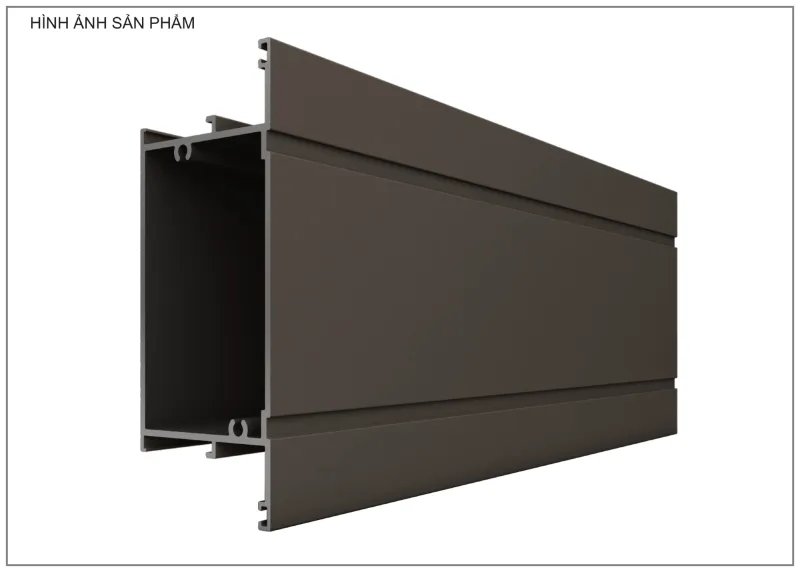 Mặt cắt nhôm Xingfa hệ 55 – Profile C3304 — hình 2/2