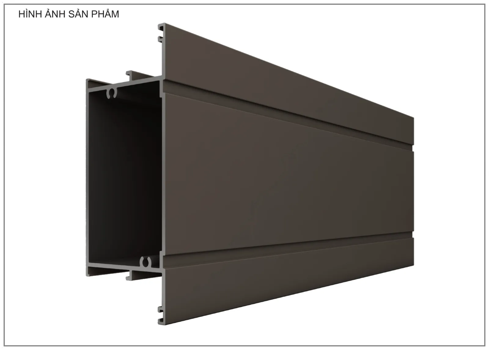 Mặt cắt nhôm Xingfa hệ 55 – Profile C3304 — hình 2/2, xem đầy đủ