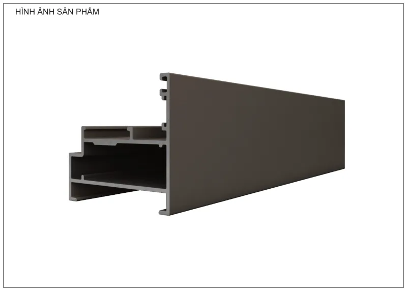 Mặt cắt nhôm Xingfa hệ 55 – Profile C3318 — hình 2/2